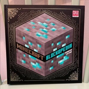 Minecraft Blockopedia Hardcover Book - Black & Teal